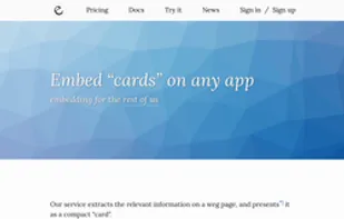 Embed.rocks screenshot 1