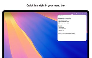 menuNotes screenshot 1