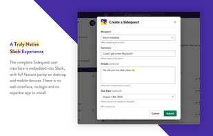 Sidequest for Slack screenshot 3