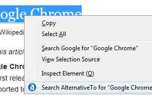 AlternativeTo Search screenshot 1