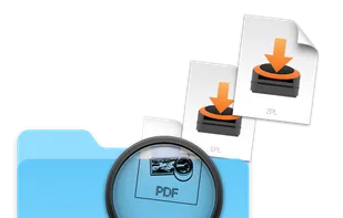 Watch a folder for files to print