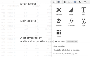 Power Tools for google sheets screenshot 1