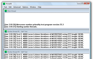 Prime95 screenshot 1
