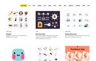 Free illustrations screenshot 2