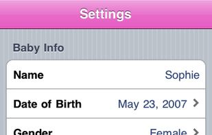 BabyTrack screenshot 2