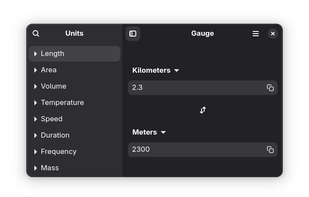 Gauge - Unit Converter screenshot 1