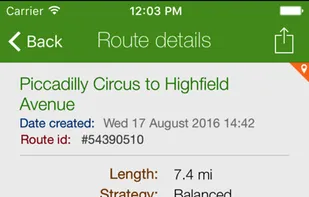 CycleStreets screenshot 1