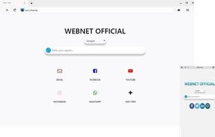 Webnet Browser screenshot 1