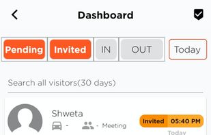 Truein Visitor Management System screenshot 2