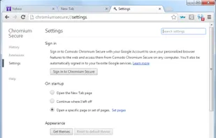 Chromodo Web Browser screenshot 1