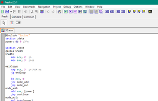 Fresh IDE screenshot 1
