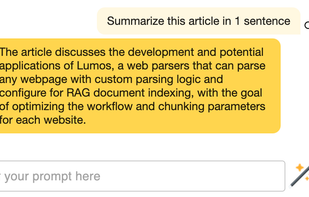 Lumos LLM screenshot 1