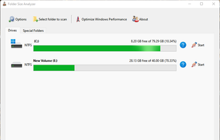 Folder Size Analyzer screenshot 1