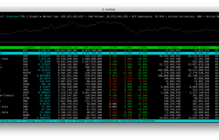Cointop screenshot 1