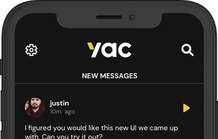 Yac - Voice Messaging screenshot 1