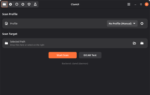 ClamUI screenshot 1