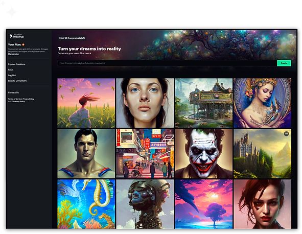 DreamUp: DeviantArt DreamUp lets you create AI art knowing that ...