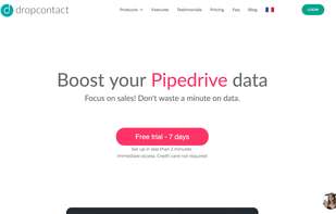 Dropcontact screenshot 2