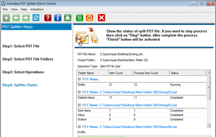 Voimakas Split PST screenshot 2
