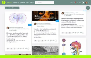 Post overview (newsfeed)