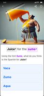 Use visual mnemonic associations to instantly absorb new vocabulary.