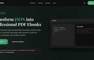 Landing page hero section
