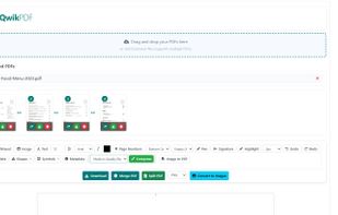 QwikPDF interface