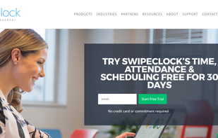 SwipeClock offers no committment, no credit card 30 day trial.