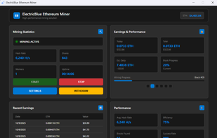 ElectricBlue Ethereum Miner