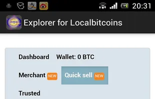 Explorer for Localbitcoins screenshot 1