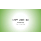 Learn Excel Fast