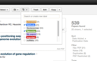 Paperpile screenshot 1