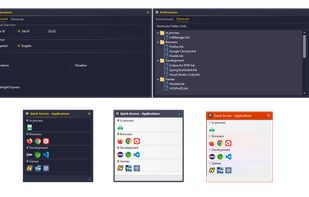 Application main form and preferences window