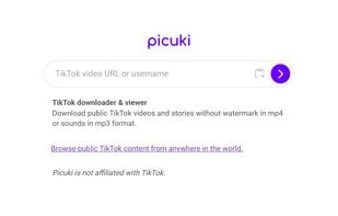 Picuki screenshot