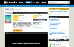 Metacritic screenshot 1