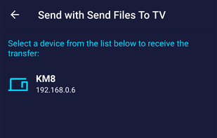 Send files to TV screenshot 2