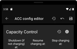 Advanced Charging Controller App (AccA) screenshot 1