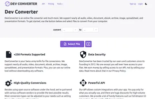 DevConverter screenshot 1