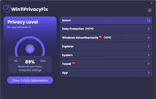 Win11PrivacyFix screenshot 1