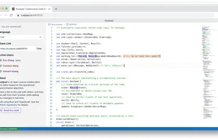 Rustpad screenshot 1