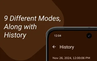 9 Different Modes
Along with
History