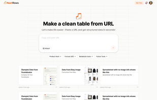 NextRows screenshot 1