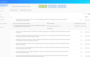 Content production workspace