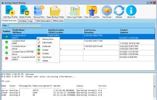 Synergy HyperV Backup screenshot 1