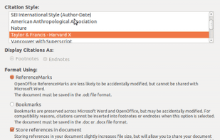 LibreOffice Plugin for Zotero screenshot 1
