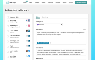 MeetEdgar screenshot 1