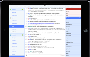 IRCCloud screenshot 1