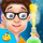 Science experiment with water icon