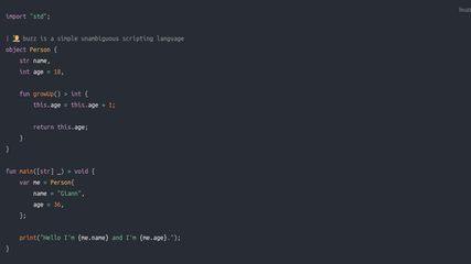 Buzz Programming Language screenshot 1