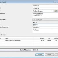 Express Accounts Accounting Software - Accounts Payable